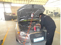 奔馳轎車發(fā)動機(jī)尾氣冒黑煙如何處理？